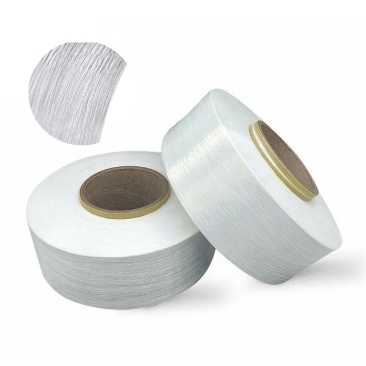 Råvitt 150d Polyester Hot Melt-garn